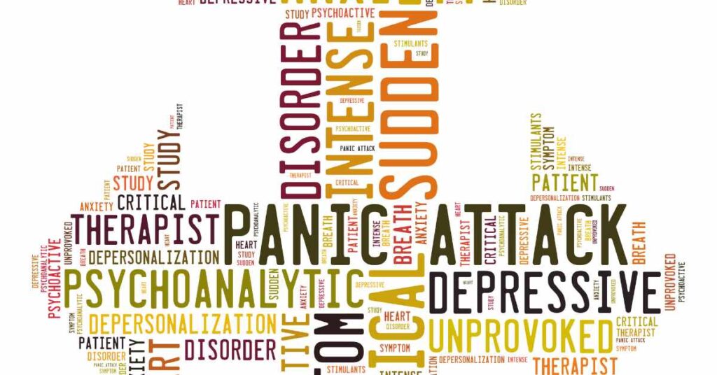 Word cloud including words around anxiety such as: Therapist, panic attack, psychoanalytic, depressive, disorder, critical, study, symptom, patient, etc. An ACT treatment plan for anxiety with a skilled Birmingham therapist can help you heal from symptoms of anxiety here.