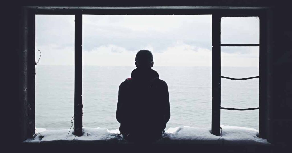 a man isolating due to anxiety before anxiety counseling/ Birmingham AL/ Empower Counseling