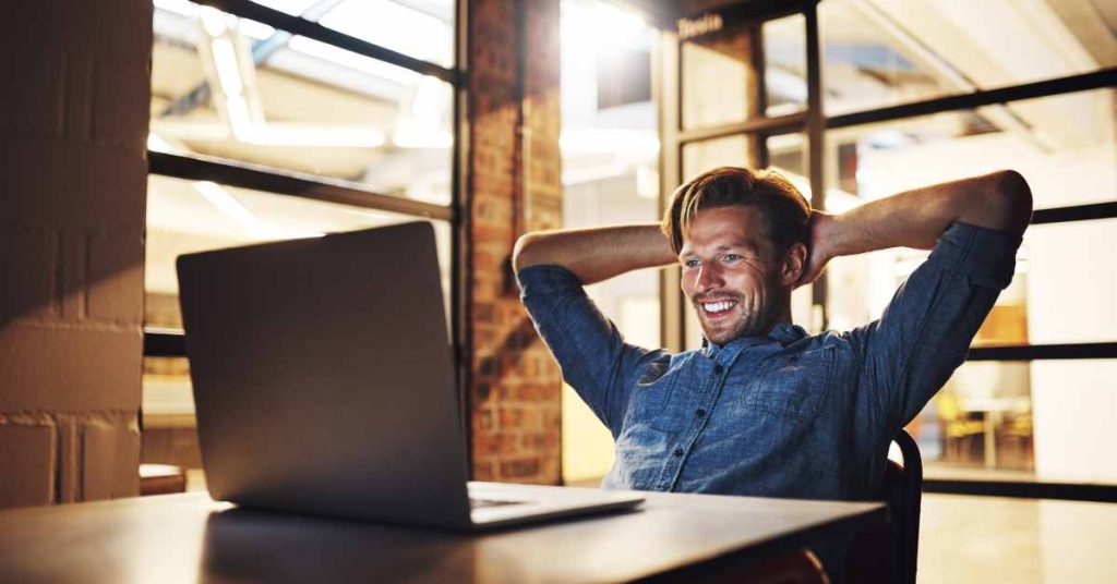 a man having Acceptance Commitment Therapy online/ Empower Counseling/ 35223