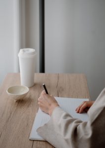 a woman journaling for mental health/ EMpower COunseling/ Birmingham AL/ 35226